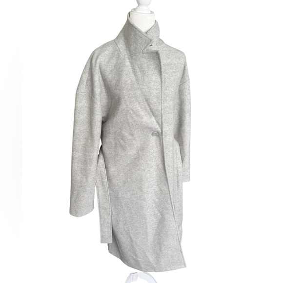 NWOT! Women’s Joie Heather Grey Long Duster Wrap Robe Coat | Size M - Picture 6 of 13